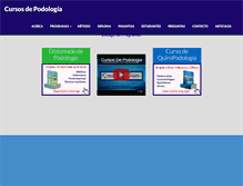 Tablet Screenshot of cursosdepodologia.net